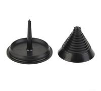 Hosrivae Outil rotatif et équilibreur de lame de débroussailleuse en plastique-acier pour équilibrage - Construction standard - Noir - Compatible avec toutes les tondeuses à gazon