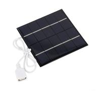 Hosrivae Panneau solaire polycristallin 5 W 5 V pour charger les téléphones, les banques et les petites batteries CC