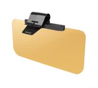 Hosrivae Pare-soleil de voiture, miroir antireflet pour conduite de jour et de nuit, lentille PC avec rotation à 180°, convient à la plupart des véhicules, noir (nuit)