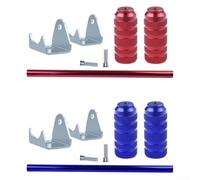 Hosrivae Pédales de moto pour pédalage, construction en alliage d'aluminium, bande de roulement antidérapante, convient à tous les modèles (bleu)