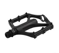 Hosrivae Pédales en alliage d'aluminium avec larges broches antidérapantes et réfléchissantes pour vélo de route et VTT - 120 mm x 97 mm, 300 g par paire