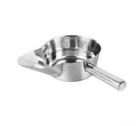 Hosrivae Pelle à aliments en acier inoxydable pour poulet frit et frites - Poignée ergonomique, 34 x 30 x 6 cm, ustensile de cuisine résistant à la rouille (grand)