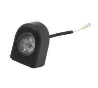 Hosrivae Phare avant LED pour scooter électrique Xiaomi - Portée d'éclairage de 10 m, boîtier en ABS, lumière de rechange noire compatible avec Mi Elec