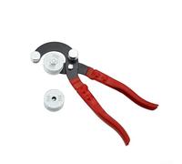 Hosrivae Pince à cintrer robuste fabriquée en acier au chrome vanadium pour tubes de 3/16 à 3/8" avec support adaptateur double taille