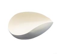 Hosrivae Plateau de présentation de grains de café en acier avec base en bois, 304 tasses de pesée, outils de dégustation portables, pour la maison, le café (blanc)