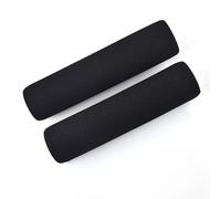 Hosrivae Poignées de guidon de vélo en mousse éponge, revêtement antidérapant en caoutchouc épais, accessoires confortables d'absorption des chocs, noir 1 (150 mm)