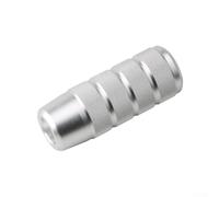Hosrivae Pommeau de levier de vitesse en aluminium pour voitures à transmission manuelle - Tête moletée antidérapante avec adaptateurs de 8 mm/10 mm/12 mm, convient pour leviers de vitesse circulaires