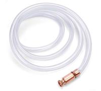 Hosrivae Pompe à essence avec soupape, siphon de transfert de carburant, diesel, vin et bière - Auto-amorçant, pompe manuelle pour automobile et usage domestique (1,8 m)