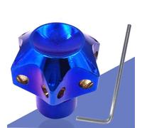 Hosrivae Porte-clés décoratif en aluminium CNC pour moto, embout hexagonal, s'adapte à la plupart des clés de moto (1 pièce)