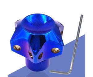 Hosrivae Porte-clés décoratif en aluminium CNC pour moto, embout hexagonal, s'adapte à la plupart des clés de moto (1 pièce)