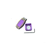 Hosrivae Porte-craie de billard en alliage d'aluminium pour billard et snooker - Étui magnétique à accès rapide avec clip de ceinture, compact 7 x 3 x 1 cm, léger (bleu)