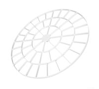 Hosrivae Porte-œufs en plastique pour petit et robuste - Porte-œufs de caille à oiseau - Plateau peu encombrant pour un petit plateau facile - Design blanc (lot de paquets)
