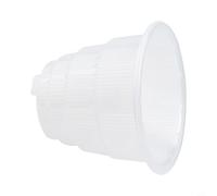 Hosrivae Pot à orchidée en résine avec filet - Guide des racines ventilées - Décoration de jardin - Transparent - Tailles S, M, L (M)