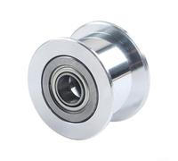 Hosrivae Poulie de renvoi en acier inoxydable pour Bambu P2S, conception à double roulement à faible bruit, pour usinage CNC pour un fonctionnement fluide de la courroie et un ajustement précis