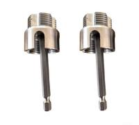 Hosrivae PPR Outil d'ouverture de filetage et taraud pour tuyau d'eau, rainure interne et externe à 4 points et 6 points pour réparation de plomberie, enfile-matrice pour bricolage et usage