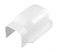 Hosrivae Pvc AC pour ensemble couvercle pour conditionneurs plus air central et ligne pour tuyau CVC protection divisée (capuchon d'entrée murale)