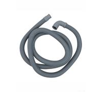 Hosrivae Rallonge de tuyau d'évacuation flexible pour machine à laver et lave-vaisselle - 1 m/1,5 m/2 m en polypropylène, sortie 20-21 mm et coude 22-23 mm, lourd (2 m)