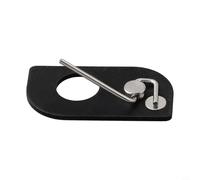 Hosrivae Repose-flèche en alliage pour arc recourbé - Design magnétique tombant - Compatible main gauche/droite - Accessoire noir 3 x 2 cm pour la chasse et le Ta(version droite)