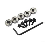 Hosrivae Routeur de fraise avec tige supérieure en acier pour garniture affleurante et fraisage à rainures intérieures, avec 4 76 mm de diamètre intérieur et 12 7 mm de diamètre extérieur