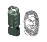 Hosrivae Sifflet de survie pour camping, randonnée, plongée et sauvetage - Sifflet de sécurité puissant 120 dB avec corps compact en polypropylène de 71 x 20 x 15 mm, orange/noir/gris, avec (orange)