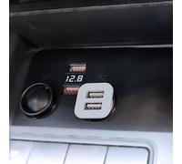 Hosrivae Solution de charge USB 12 V 6 avec indication LED de la tension de la batterie et de la stabilité du processus de charge (2 versions USB)