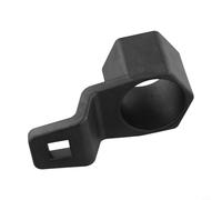 Hosrivae Support de poulie de vilebrequin de 50 mm - En acier 45 très résistant - Compatible avec 4 cylindres et V6 (1990 - plus récents), compatible avec 12 barres de disjoncteur, noir