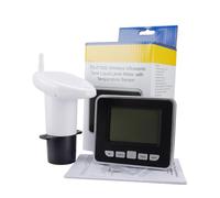 Hosrivae Surveillance de la température de l'eau de pluie intérieur/extérieur pour émetteur ABS Capteur 4 GHz Récepteur hydrofuge Système avec jauge de stockage Réservoir d'eau sans fil Réservoirs de