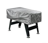 Hosrivae Table de billard grise 163 x 115 x 50 cm, protection de billard d'extérieur 210D résistante contre la poussière, compatible avec les tables de babyfoot standard (210D : 163 x 115 x 48 cm)