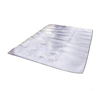 Hosrivae Tapis de camping imperméable en aluminium - Ultraléger pour matelas de couchage en mousse EVA avec isolation thermique et barrière contre l'humidité, pour les pique-niques, la plage, la