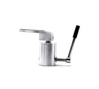 Hosrivae Tonearm Lifter LP Tourne-disque en alliage d'aluminium avec bras relevable avec ingénierie, protège stylet et vinyle, systèmes HiFi compacts, noir (argent)