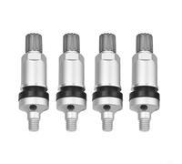 Hosrivae TPMS Lot de 4 tiges de valve de capteur de pression des pneus pour i40 VF, ix35 LM, Grandeur et pour Sportage SL, Rio UB - Construction métallique, remplacement direct