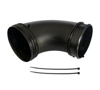 Hosrivae Tuyau de direction de ventilateur 4283 700 6900 BR800X pour souffleur de feuilles, tube coudé de rechange compatible avec BR800C BR800, conduit noir avec boucles fixes