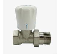 Hosrivae Vanne de radiateur thermostatique avec capteur de remplissage - Raccord de tuyau de 20 mm - Pression 1,6 bar - Température max 120 °C - Pour installation horizontale ou verticale - Co(A)