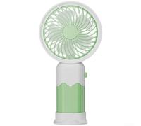 Hosrivae Ventilateur portable portable rechargeable par USB pour mini ventilateur silencieux 2 engrenages éoliens 3H pour batterie Refroidisseur de poche compact pour la maison, le travail