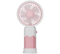 Hosrivae Ventilateur portable portable rechargeable par USB pour mini ventilateur silencieux 2 engrenages éoliens 3H pour batterie Refroidisseur de poche compact pour la maison, le travail, les
