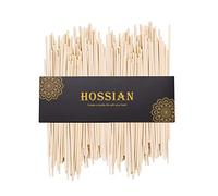 HOSSIAN 10 Pouces Bâtons de Diffuseur Reed - 100PCS Bâtons de Bois de Rotin Naturel Bâtons de Diffuseur d'Arôme d'Huile Essentielle Recharge de Remplacement pour Parfum d'Arôme