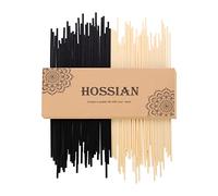 Hossian 100pcs Roseau Diffuseur Rod - 20cm x 3.5mm Noir - Huile et Épices pour Diffuseur Rod - Fibre de Roseau
