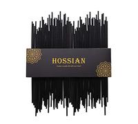 HOSSIAN Bâtonnets diffuseurs en canne - Pièces de rechange pour diffuseurs en verre - Bois de rotin naturel pour arôme (10 pouces, Noir)