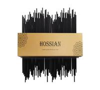 HOSSIAN Lot de 100 bâtonnets diffuseurs de parfum - 17,8 x 3,5 mm - Recharges de bâtonnets de rechange pour diffuseurs d'huiles essentielles - Noir