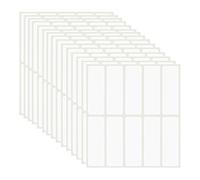 HOSSIAN Lot de 150 étiquettes autocollantes pour dossiers de fichiers, 1,5 x 4 cm, petites étiquettes pour bocaux, bouteilles, contenants alimentaires, dossiers de fichiers