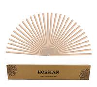 HOSSIAN - Lot de 50 bâtonnets diffuseurs d'huiles essentielles en rotin et Bois - 25 cm