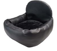 Hossi's Wholesale Hundesitz Look Cuir Siège Auto Harnais KIA Rio III M Noir