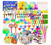 Hossom 190 Pièces Cadeau Anniversaire Enfant Invites, Sachet Anniversaire Enfant, Pinata Anniversaires, Party Favors Set, School Award, Cadeaux de Noël du Carnaval