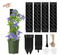 Hossom 4 Pack Tuteur Monstera, 25cm Tuteur Sphaigne, Moss Pole pour La Maison Monstera Jardin Plante Grimpantes Indoor Extension De Support De Plante