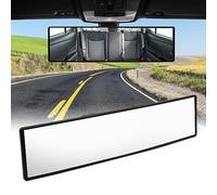 Hossom Rétroviseur Intérieur, 285x70mm Miroir Voiture Grand Angle, Retroviseur Panoramique Interieur Universel, Retroviseur Conduite Accompagnée, Anti-éblouissant Rétroviseur pour Voitures, Camions