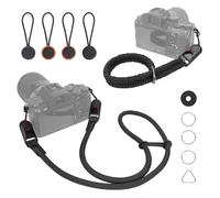 Hossom Sangle pour Appareil Photo Ensemble Bandoulière et Poignet avec Boucle a Declenchement Rapide Dragonne Appareil Photo en Nylon pour DSLR ou Sans Miroir