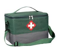 Hossom Trousse de Secours Vide, Sac de Médecine Portable AVCE Sangle, Médical Étanche de Grande Capacité Sac de Rangement de Médicaments Sac Infirmiere Liberale pour Maison, Bureau, Voyages