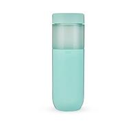 Host Freeze Bouteille d'eau isotherme à double paroi avec couvercle en acier inoxydable et poignée en silicone, lot de 590 ml, menthe