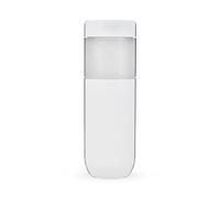 Host Freeze Bouteille d'eau isotherme à double paroi avec gel de refroidissement actif en acier inoxydable et poignée en silicone, lot de 590 ml, blanc