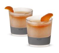 Host Lot de 2 gobelets réfrigérants à Double paroi pour Whisky, Bourbon et Scotch - 266 ML - Fumé